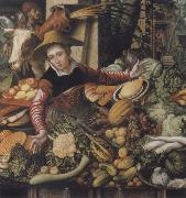 Pieter Aertsen Museums national market woman at the Gemusestand oil on canvas